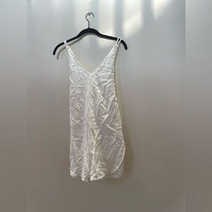 White Tie Back Romper